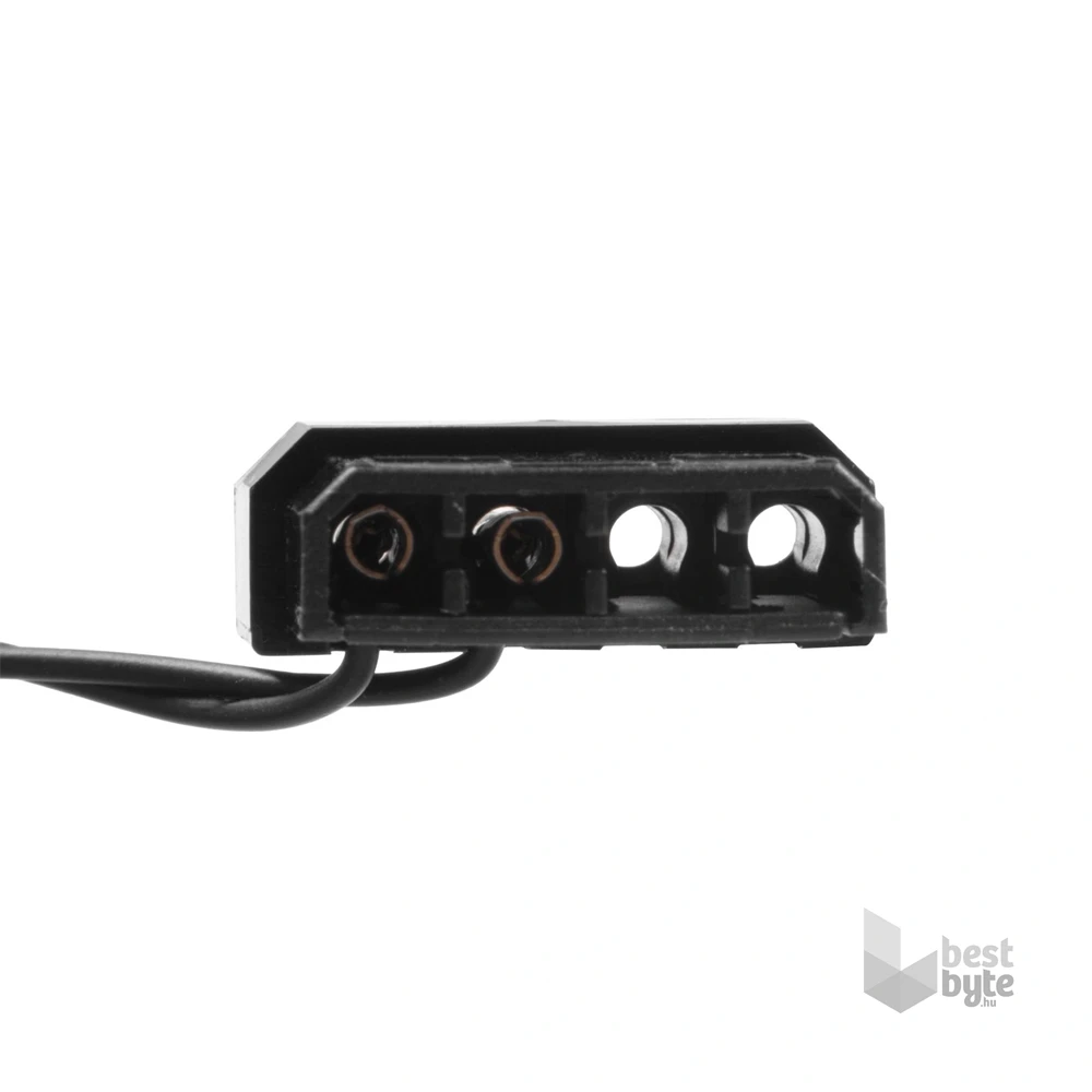 Akyga 120mm Molex 4 LED zöld ház hűtőventilátor