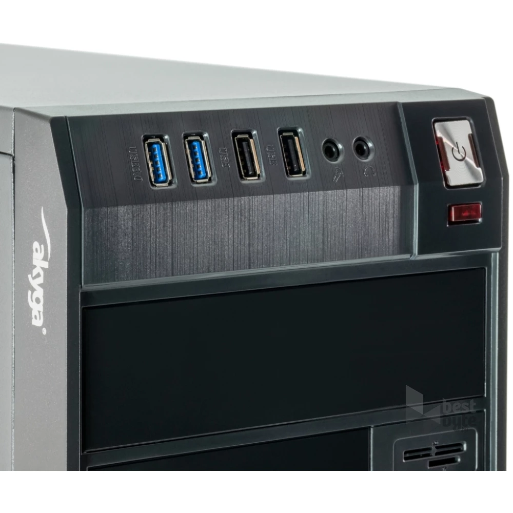 Akyga AK729BK táp nélküli mATX ház
