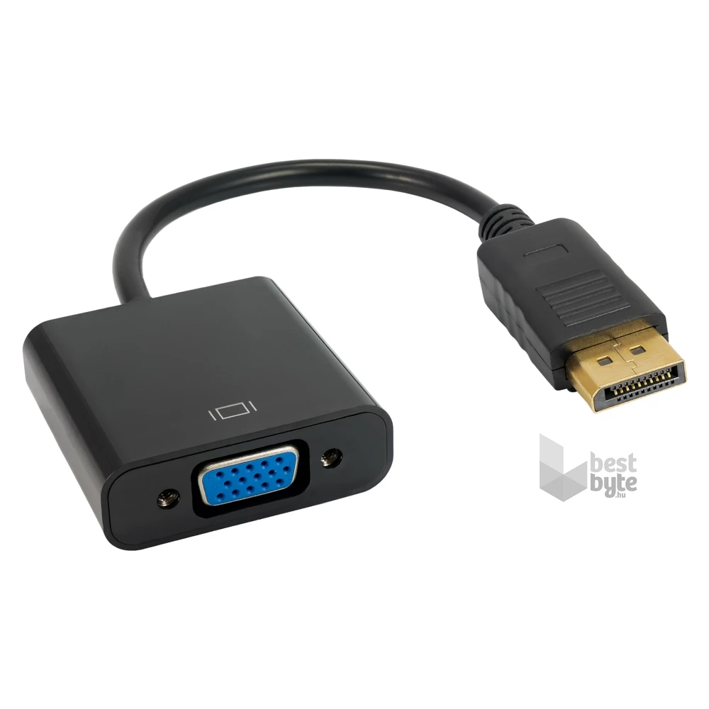 Akyga 15cm DisplayPort apa - VGA anya adapter