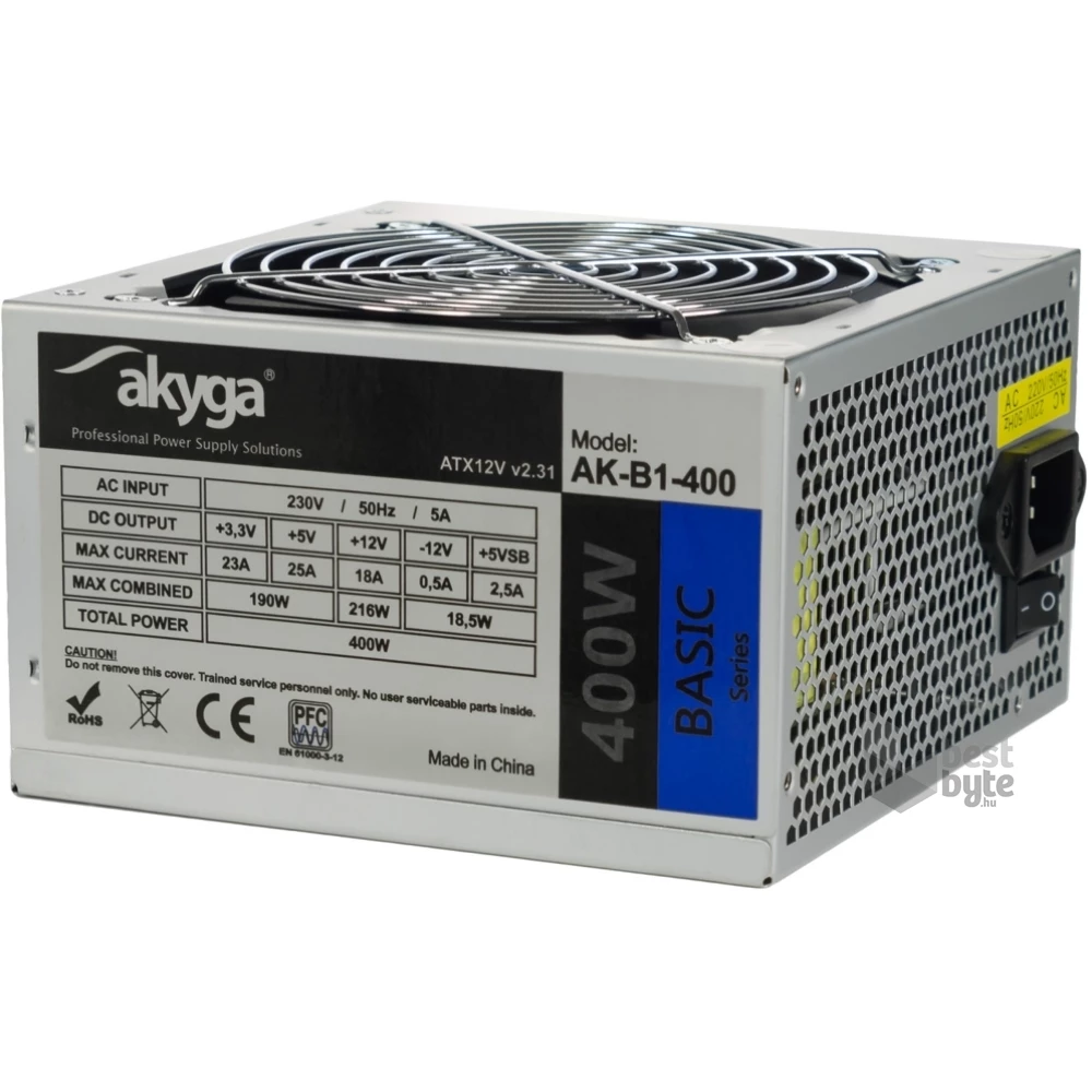Akyga AK-B1-400 400W ATX tápegység