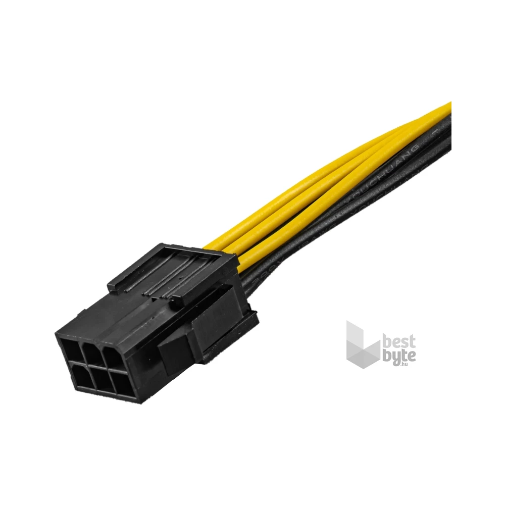 Akyga AK-CA-07 20cm 6-tűs PCI Express - 6+2-tűs PCI Express kábel