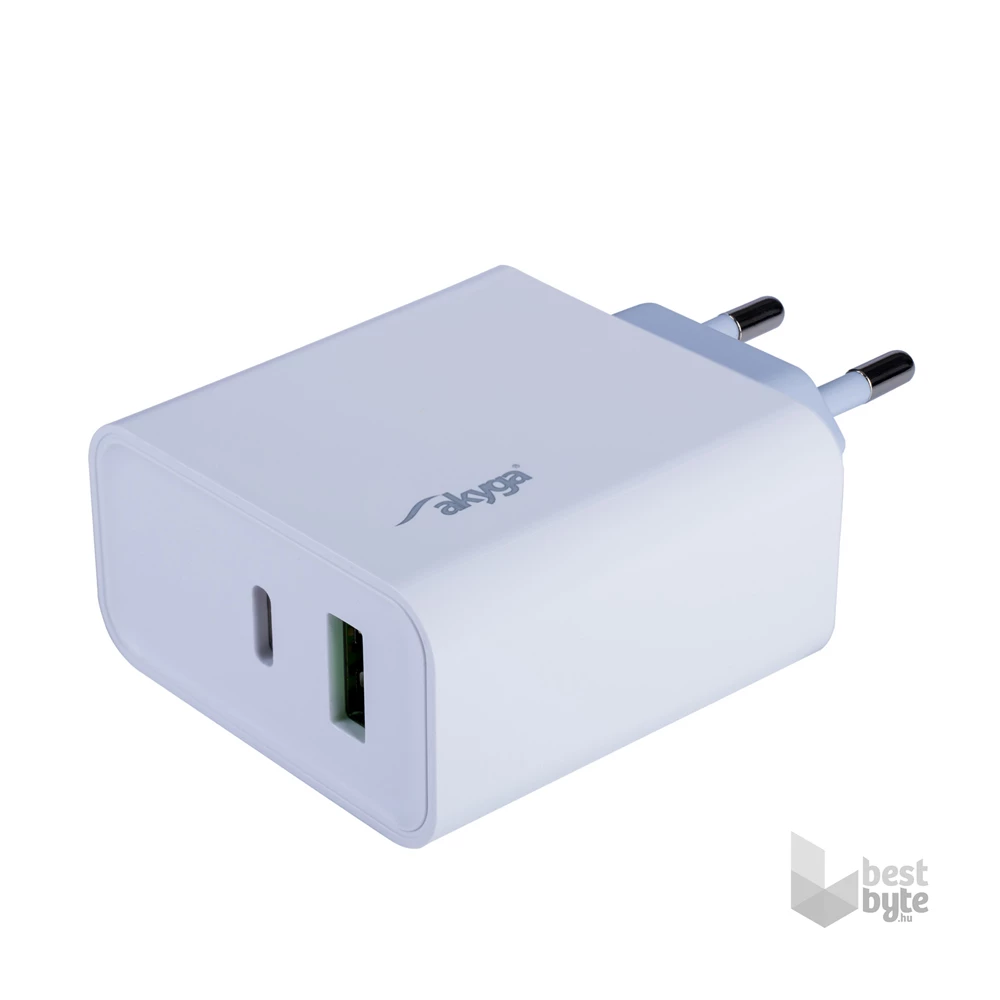 Akyga AK-CH-14 QC3.0 5-20V/3A/45W USB töltő