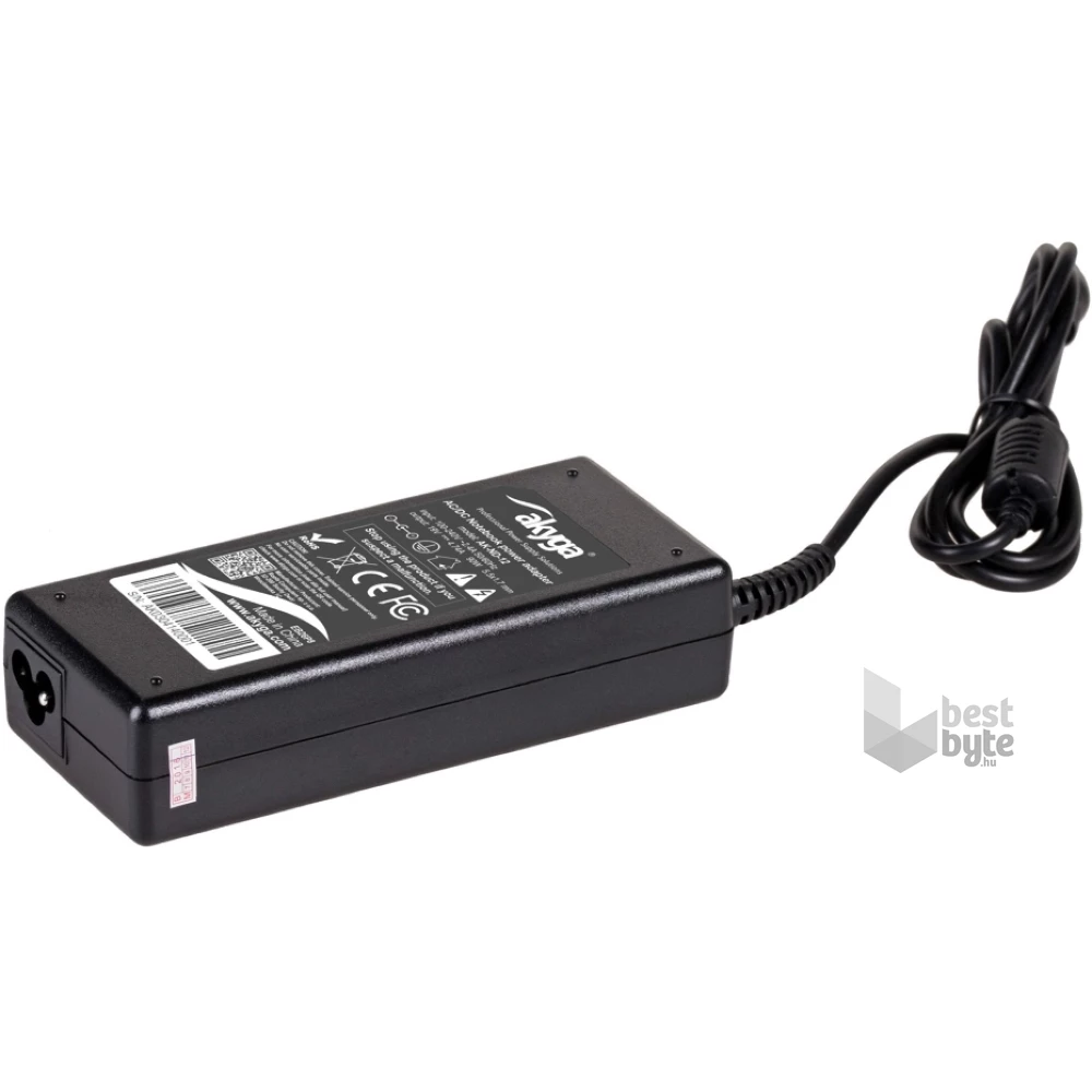 Akyga 19V/4,74A/90W 5,5x1,7mm Acer notebook hálózati töltő