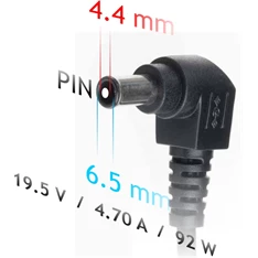 Akyga AK-ND-20 19,5V/4,7A/92W 6,5x4,4mm Sony notebook hálózati töltő