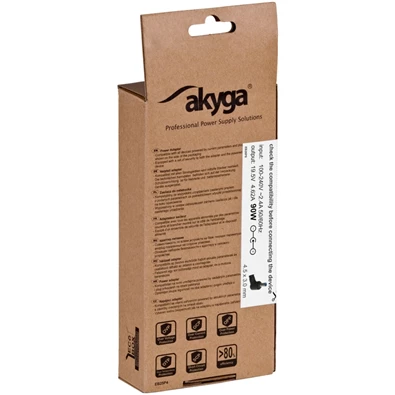 Akyga AK-ND-26 19,5V/4,62A/90W 4,5x3mm HP / Compaq notebook hálózati töltő