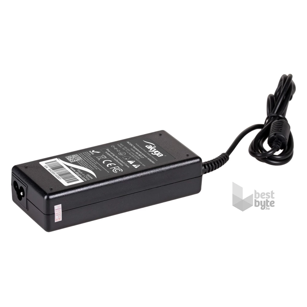 Akyga AK-ND-27 19V/4,74A/90W 5,5x3mm Samsung notebook hálózati töltő