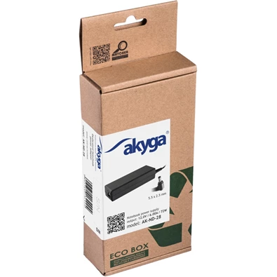 Akyga AK-ND-28 12V/6A/72W 5,5x2,5mm Mini PC notebook hálózati töltő