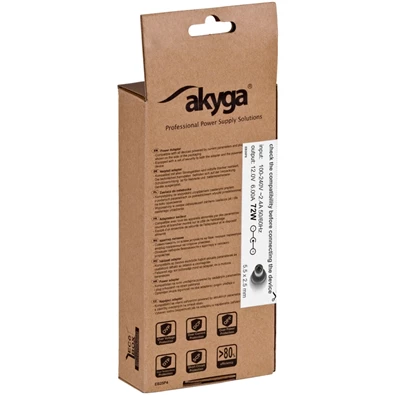 Akyga AK-ND-28 12V/6A/72W 5,5x2,5mm Mini PC notebook hálózati töltő