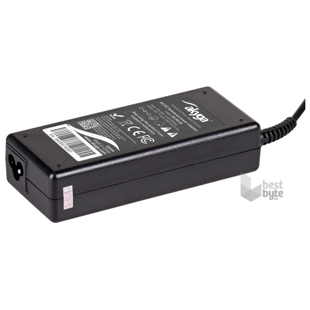 Akyga 12V/6A/72W 5,5x2,5mm Mini PC notebook hálózati töltő