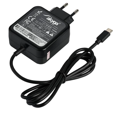 Akyga AK-ND-60 5-20V/2,25-3A/45W USB type C Univerzális notebook hálózati töltő