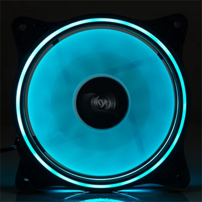 Akyga 120mm RGB LED ház hűtőventilátor