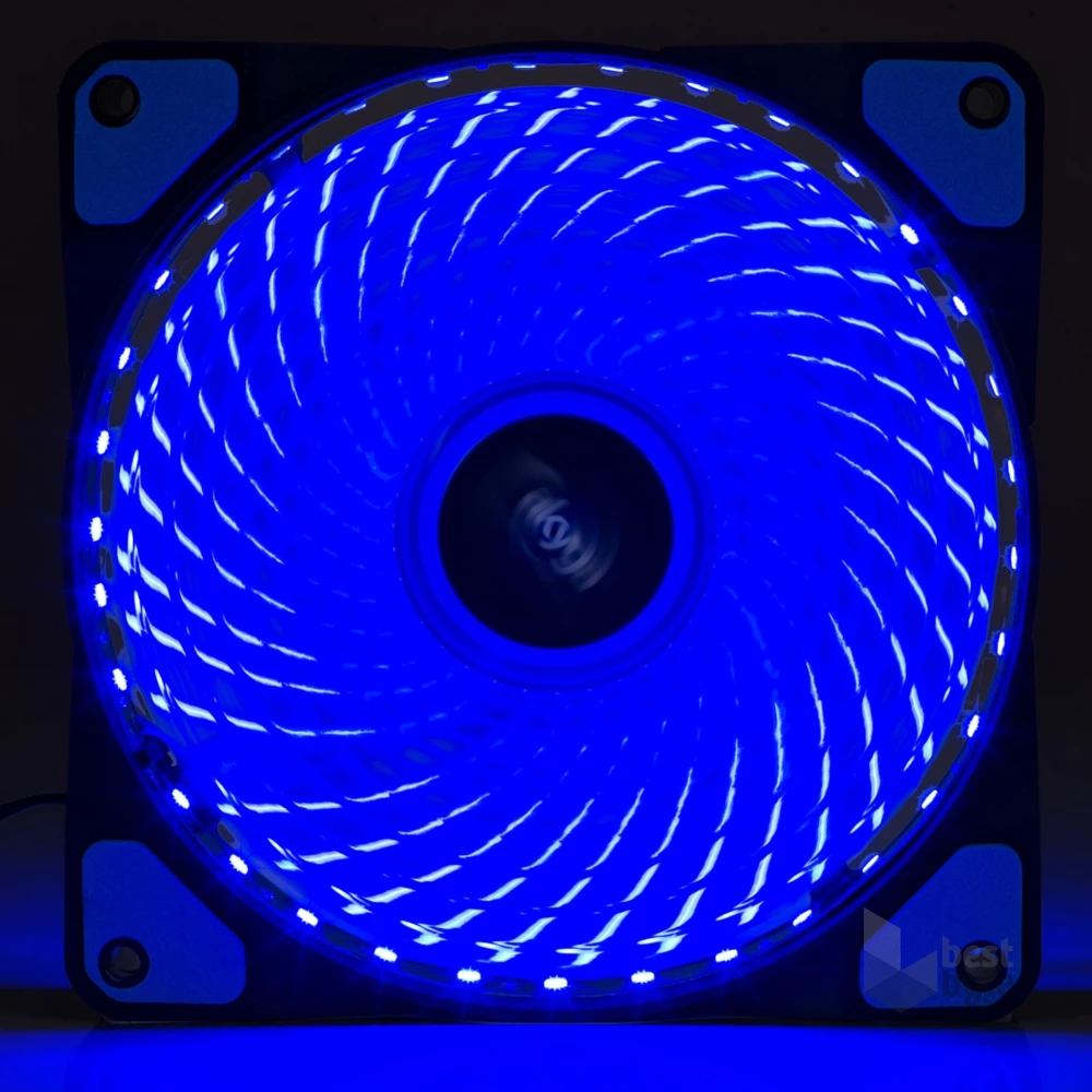 Akyga AW-12E-BL 120mm kék LED ház hűtőventilátor