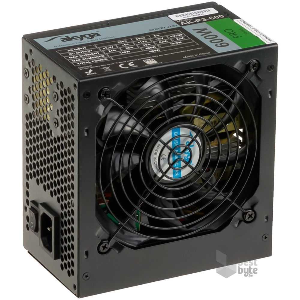 Akyga Ak-P3-600 600W ATX tápegység