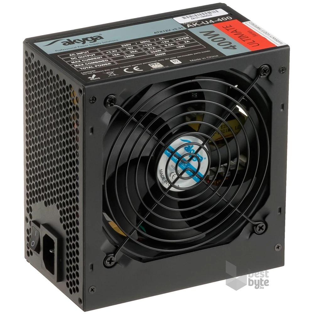 Akyga Ak-U4-400 400W 80+ Bronze ATX tápegység