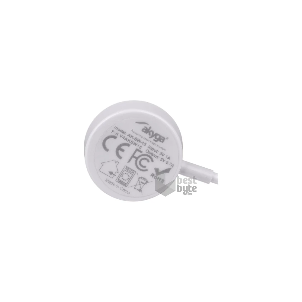 Akyga Apple Watch Wireless Charger AK-SW-15 1m okosóra hálózati töltő adapter