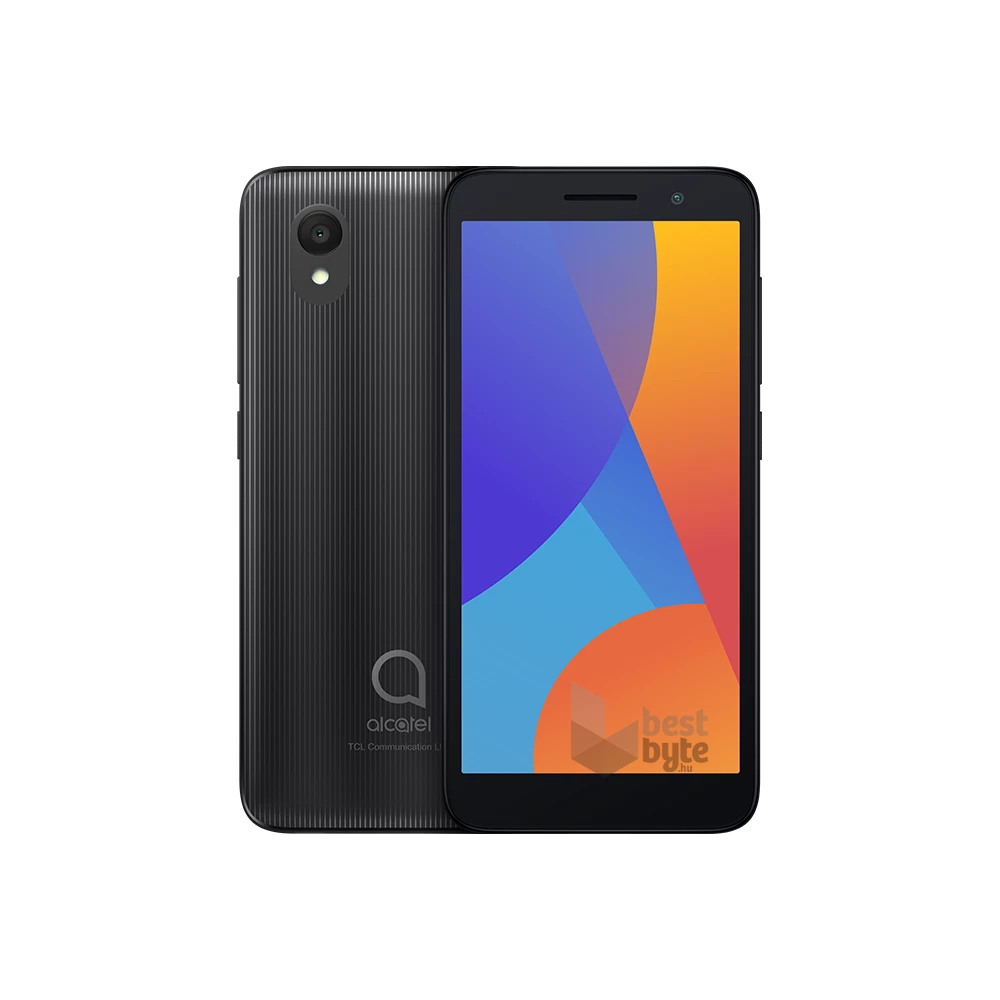 Alcatel 1 DS 2021 5" 16GB Dual SIM fekete okostelefon + DominoFix Quick alapcsomag