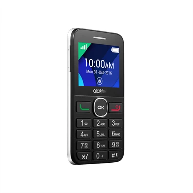 Alcatel 2008G 2,4" fekete-fehér mobiltelefon