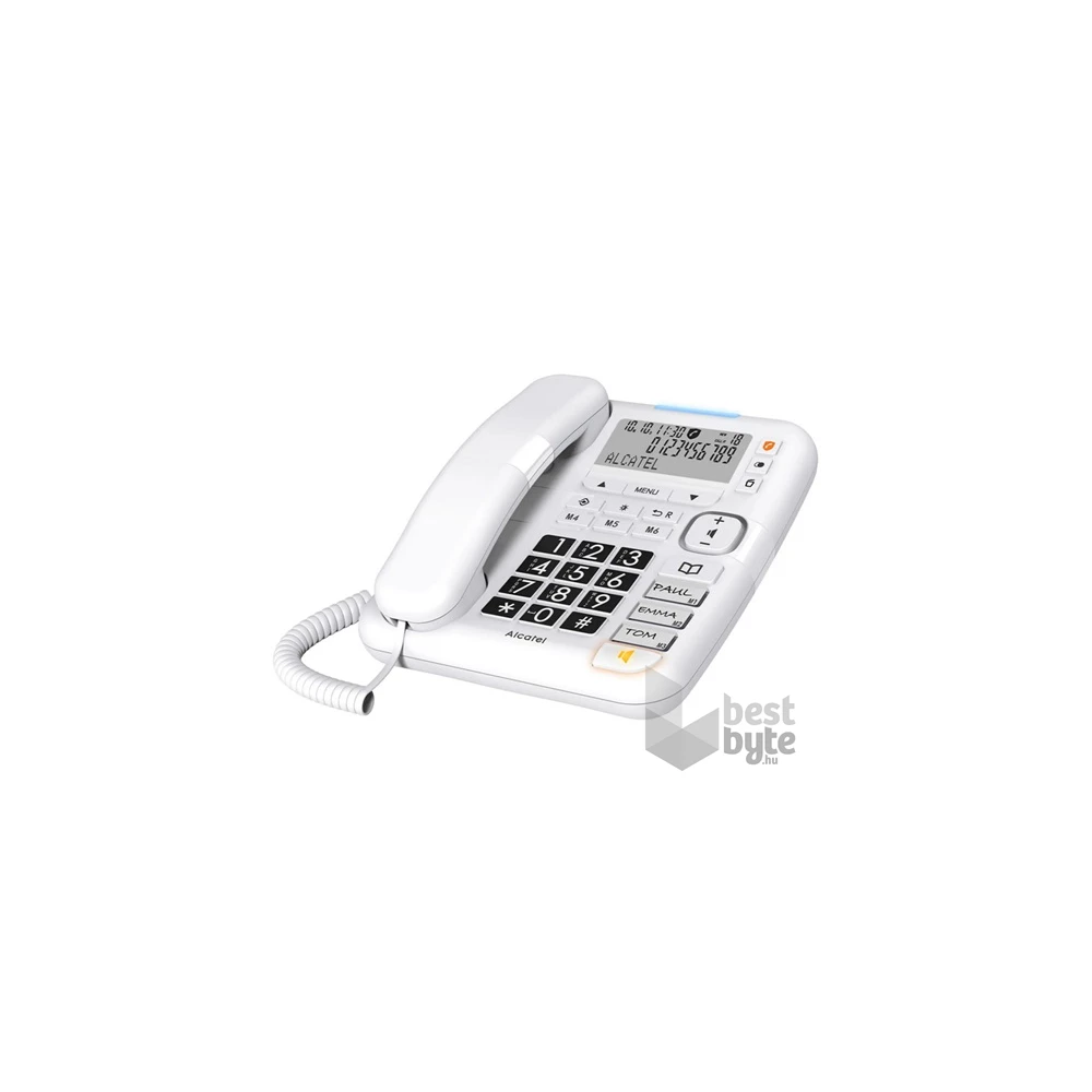 Alcatel TMAX70 fehér vezetékes asztali telefon