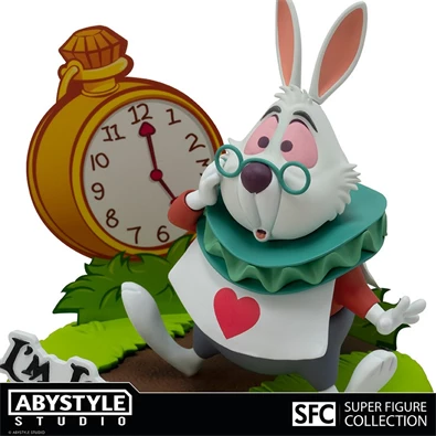 Alice in Wonderland "white Rabbit" 10 cm figura