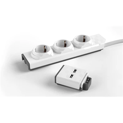 Allocacoc Module PowerStrip Modular 2x USB-s bővítő egység
