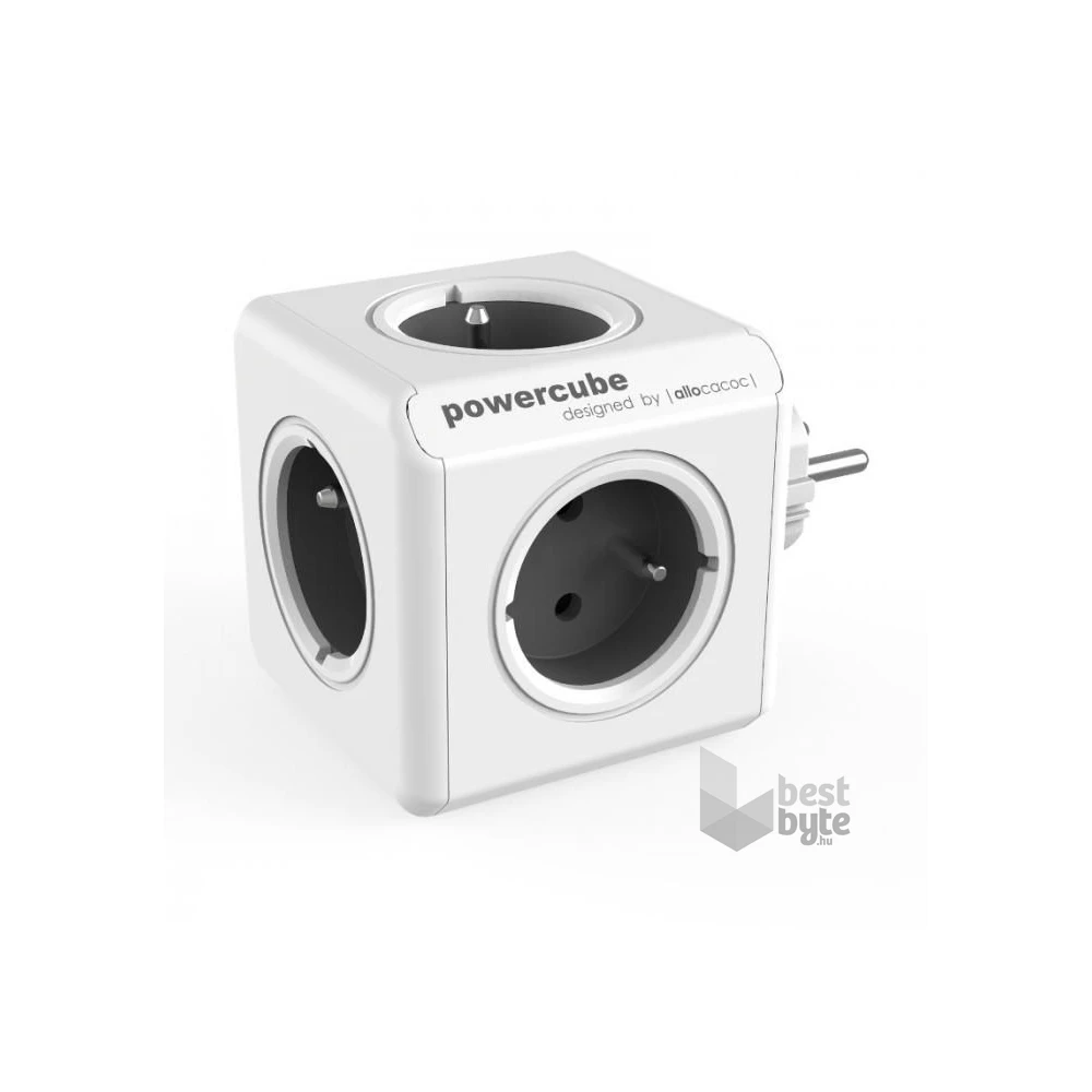 Allocacoc PowerCube Original 5-ös szürke hálózati elosztó