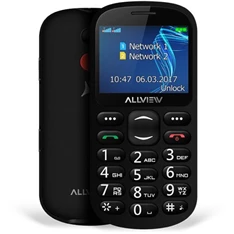 Allview D1 Senior 2,3" Dual SIM fekete mobiltelefon