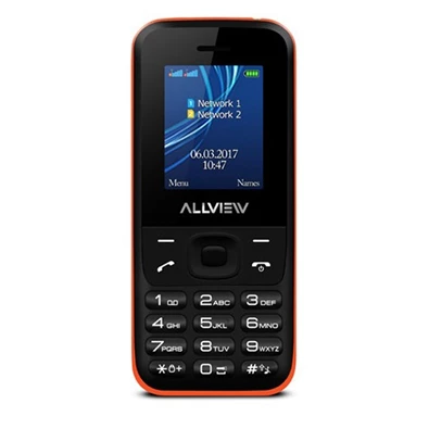 Allview L7 1,7" Dual SIM fekete mobiltelefon