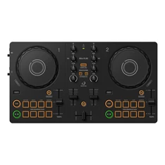 AlphaTheta DDJ-FLX2 fekete kétcsatornás DJ kontroller