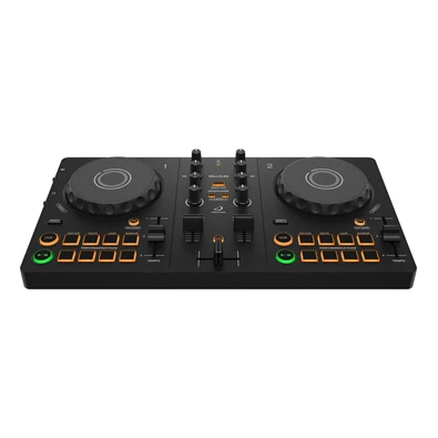 AlphaTheta DDJ-FLX2 fekete kétcsatornás DJ kontroller
