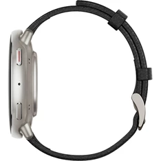 Amazfit Active 2 NFC fekete bőr szíjas okosóra
