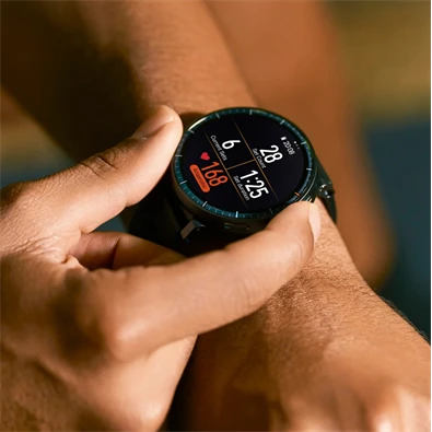 Amazfit Active MAX NFC fekete okosóra