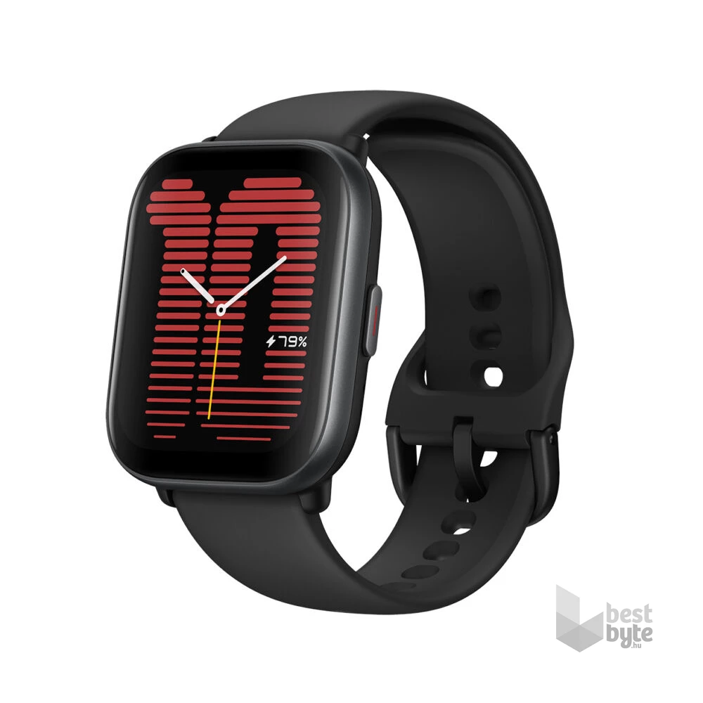 Amazfit Active Midnight Black fekete okosóra
