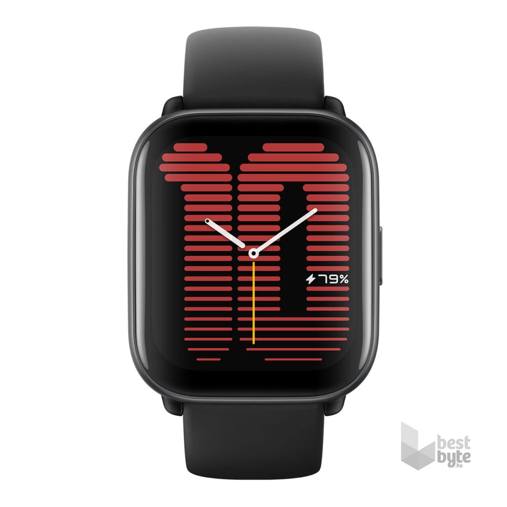 Amazfit Active Midnight Black fekete okosóra