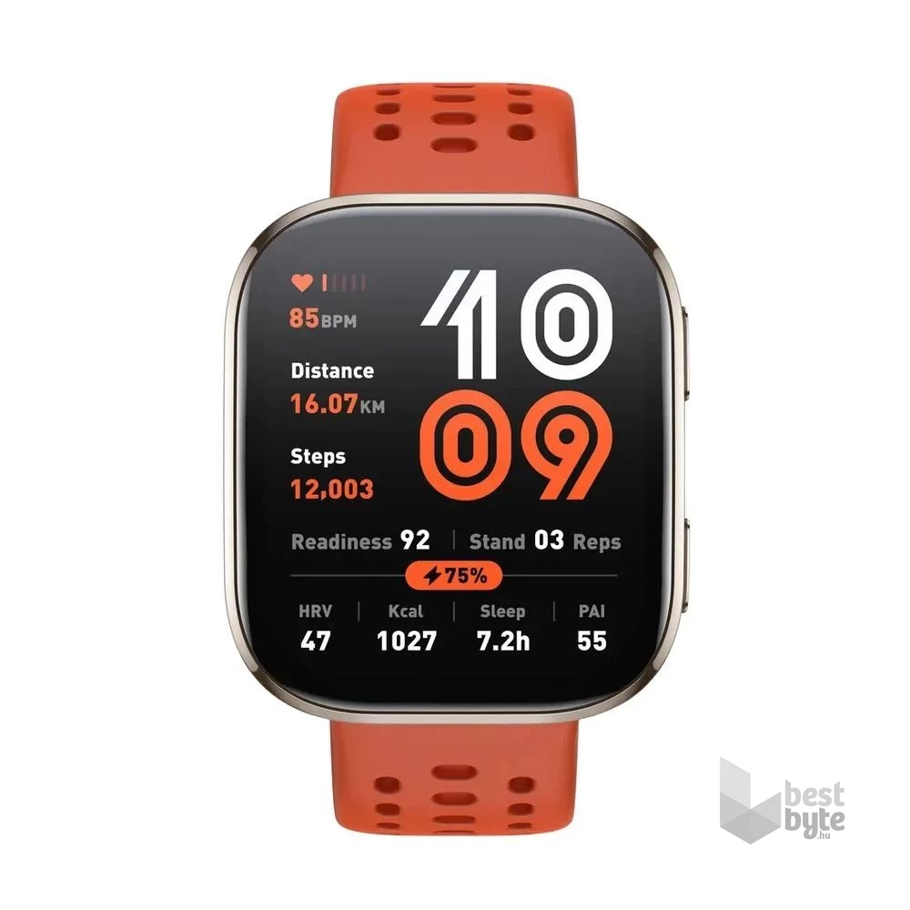 Amazfit BIP 6 piros okosóra