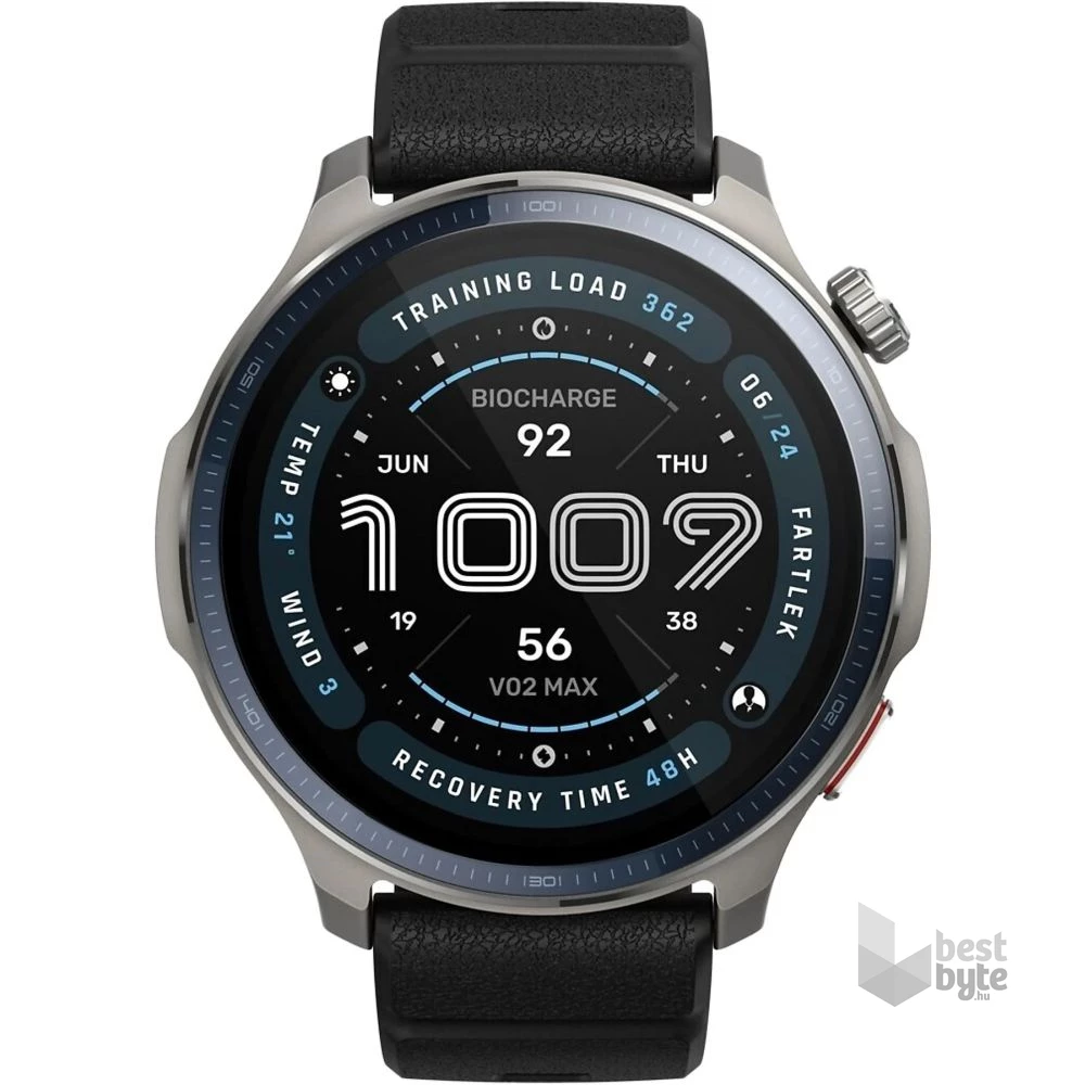 Amazfit Balance 2 fekete okosóra