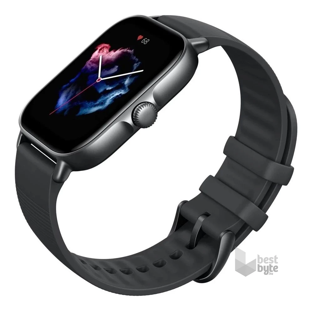 Amazfit GTS 3 fekete okosóra