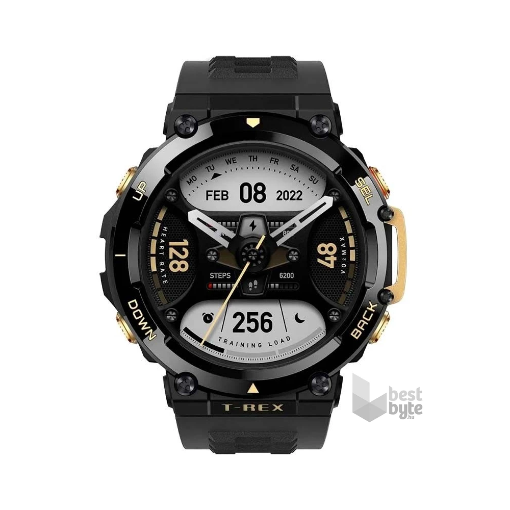 Amazfit T-Rex 2 Astro Black & Gold fekete-arany okosóra