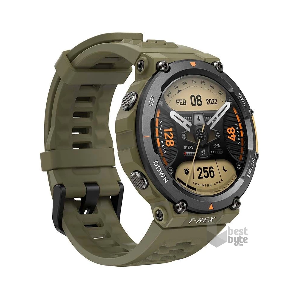 Amazfit T-Rex 2 Wild Green zöld okosóra