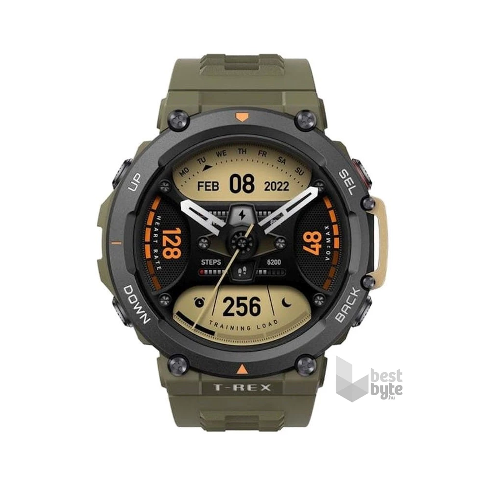 Amazfit T-Rex 2 Wild Green zöld okosóra