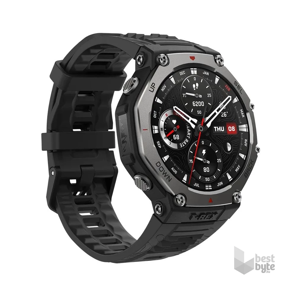 Amazfit T-Rex 3 NFC fekete okosóra