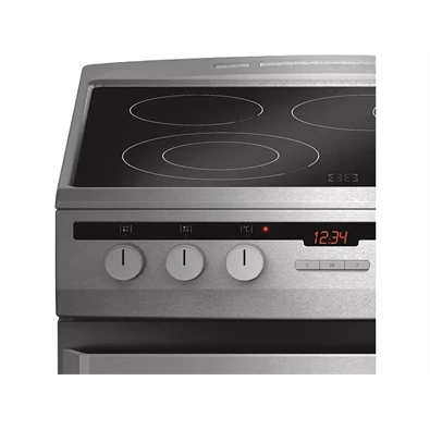 Amica 54037 inox kerámialapos tűzhely