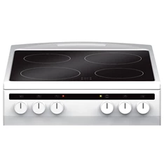 Amica 55353 fehér, szabadonálló, kerámialapos, elektromos, főzőzóna: 4, sütő:65L, grill, tűzhely (Újszerű)
