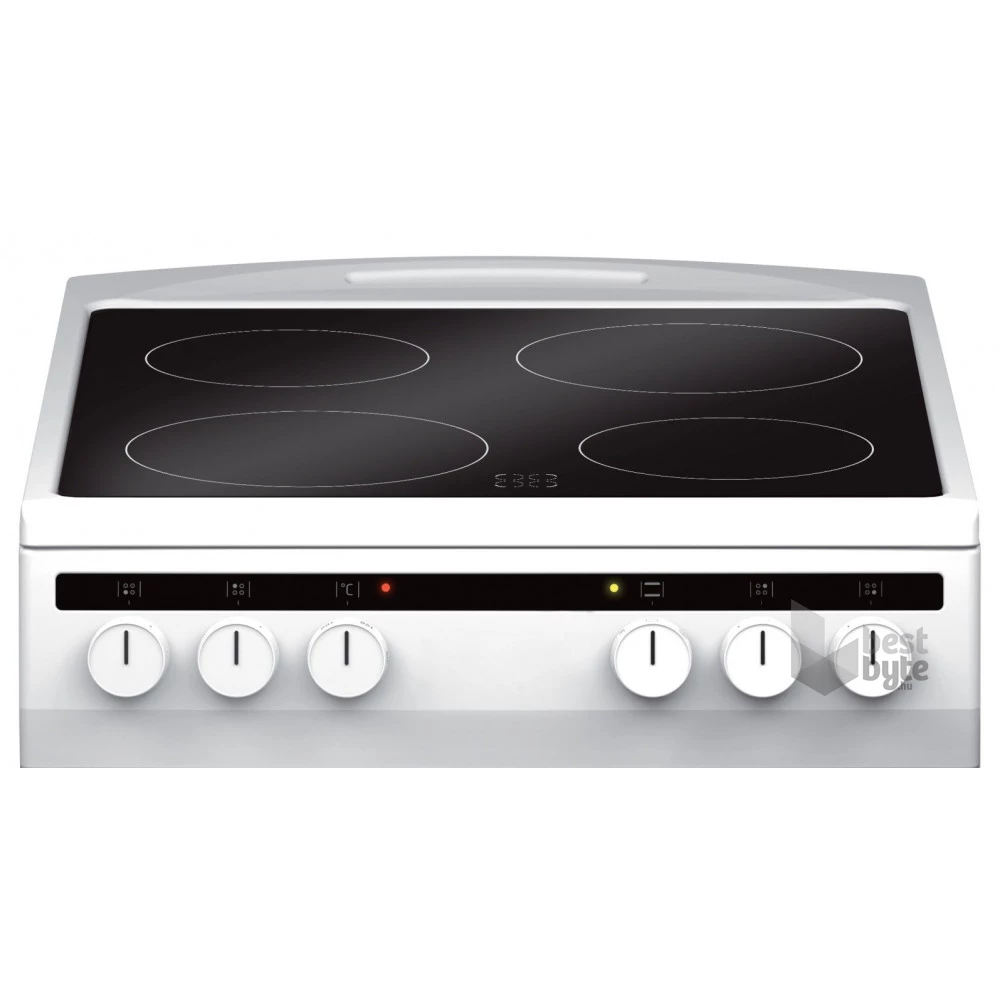 Amica 55353 fehér, szabadonálló, kerámialapos, elektromos, főzőzóna: 4, sütő:65L, grill, tűzhely (Újszerű)