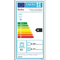 Amica 55700 fehér kombinált tűzhely