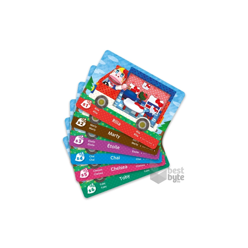 Amiibo Animal Crossing: New Leaf - Welcome amiibo x Sanrio 6 darabos kártya csomag
