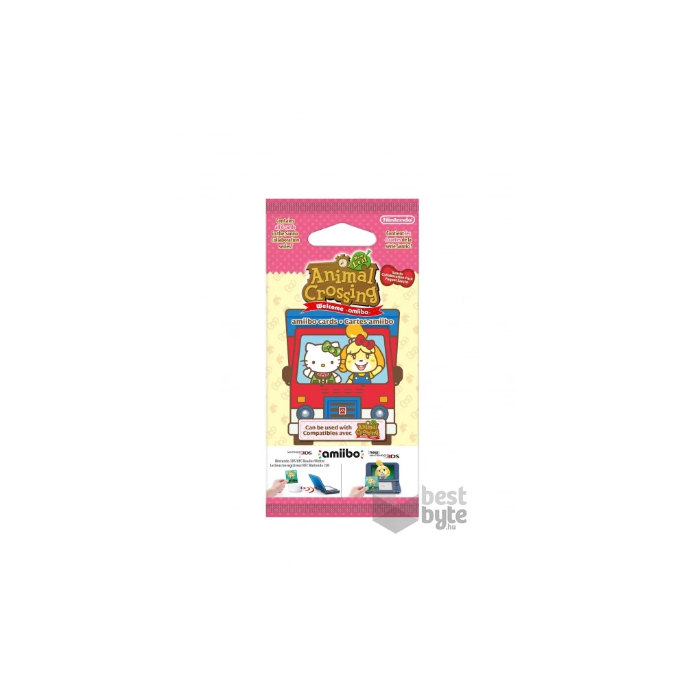 Amiibo Animal Crossing: New Leaf - Welcome amiibo x Sanrio 6 darabos kártya csomag