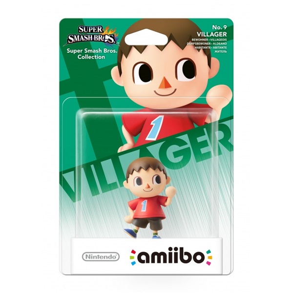 NINTENDO Amiibo Smash Bros Villager 09 játékfigura