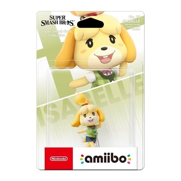 NINTENDO Amiibo Smash Bros Isabelle 73 játékfigura