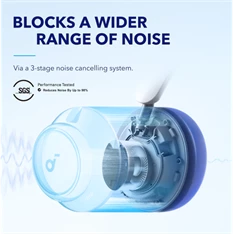 Anker A3040G21 Soundcore Q45 aktív zajszűrős fehér vezeték nélküli fejhallgató