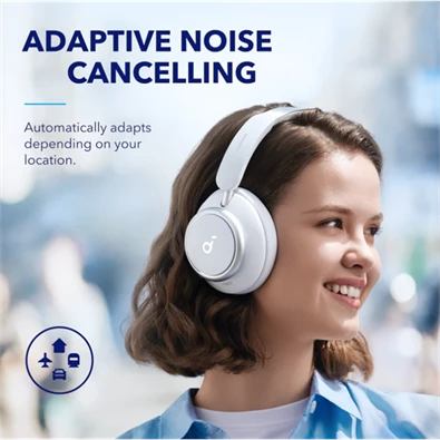 Anker A3040G21 Soundcore Q45 aktív zajszűrős fehér vezeték nélküli fejhallgató